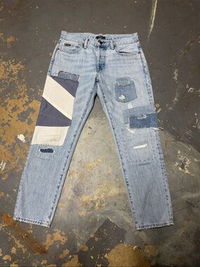 Polo patch work jeans